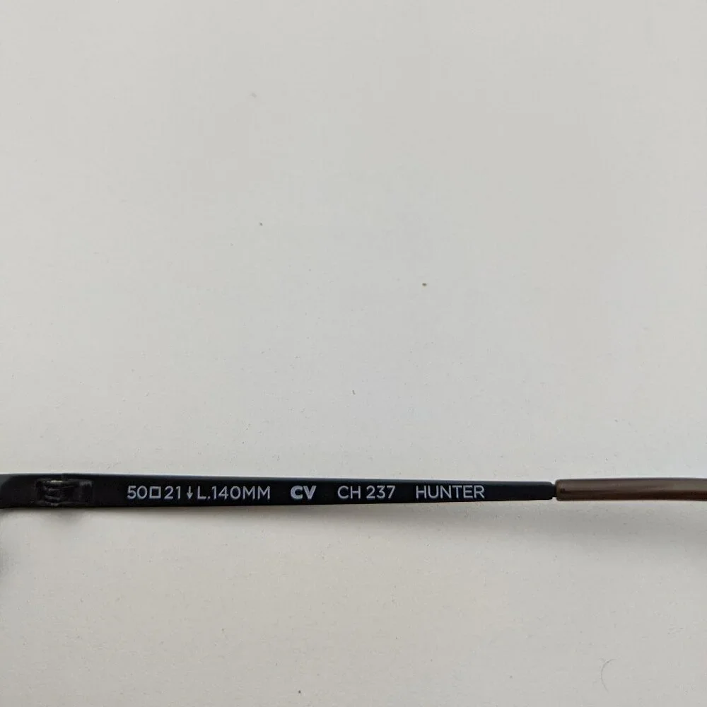 🕶️Cole Haan Brown Horn CH237 Eyeglasses 50/21/140 | ALH339🕶️​